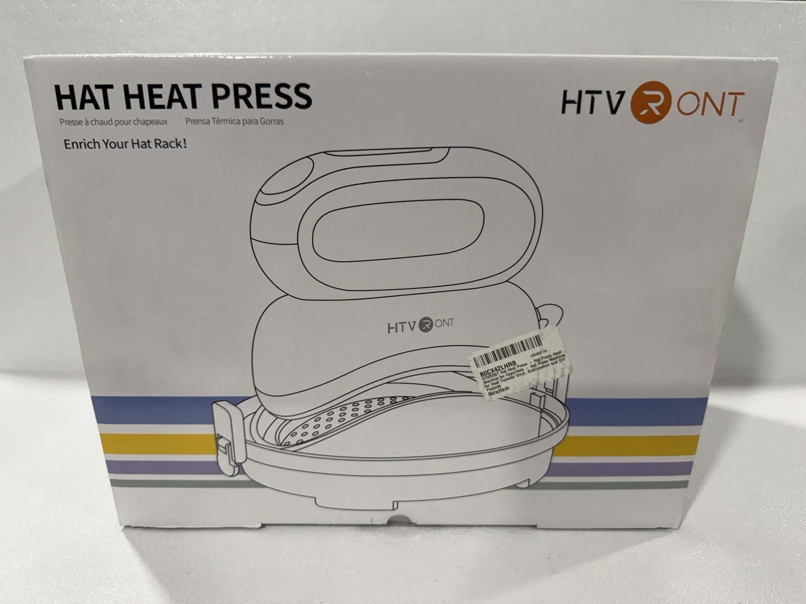 HTVRONT Hat Heat Press Machine Portable for Various Hats Caps Cricut Vinyl Craft