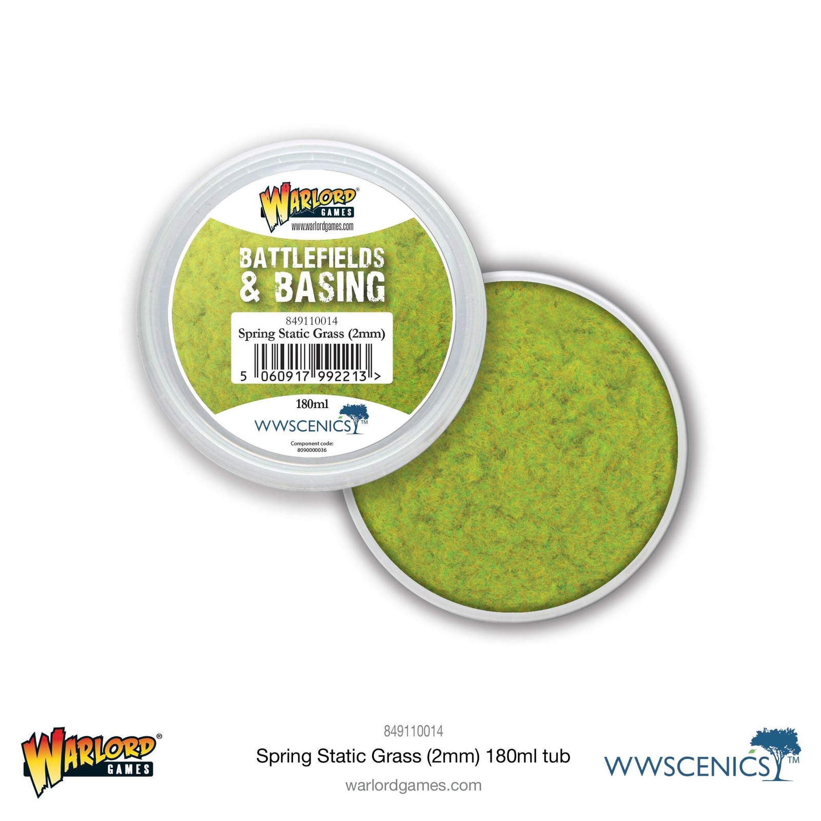 Battlefields & Basing - Spring 2mm Static Grass: Warlord Games Bolt Action