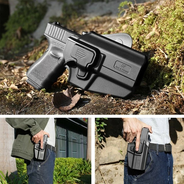 LH Universal OWB index release Holster - Fits 50+ Models - Left Hand