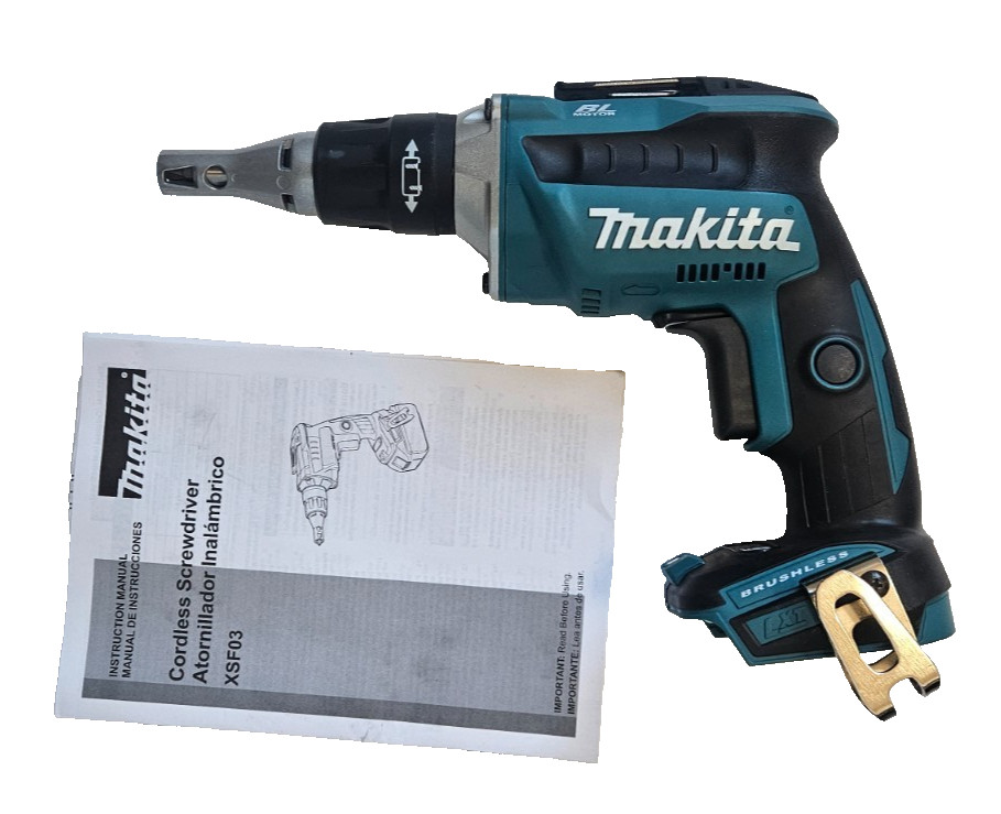 NEW Makita XSF03Z 18V LXT Lithium-Ion Brushless Cordless Drywall Screw Driver