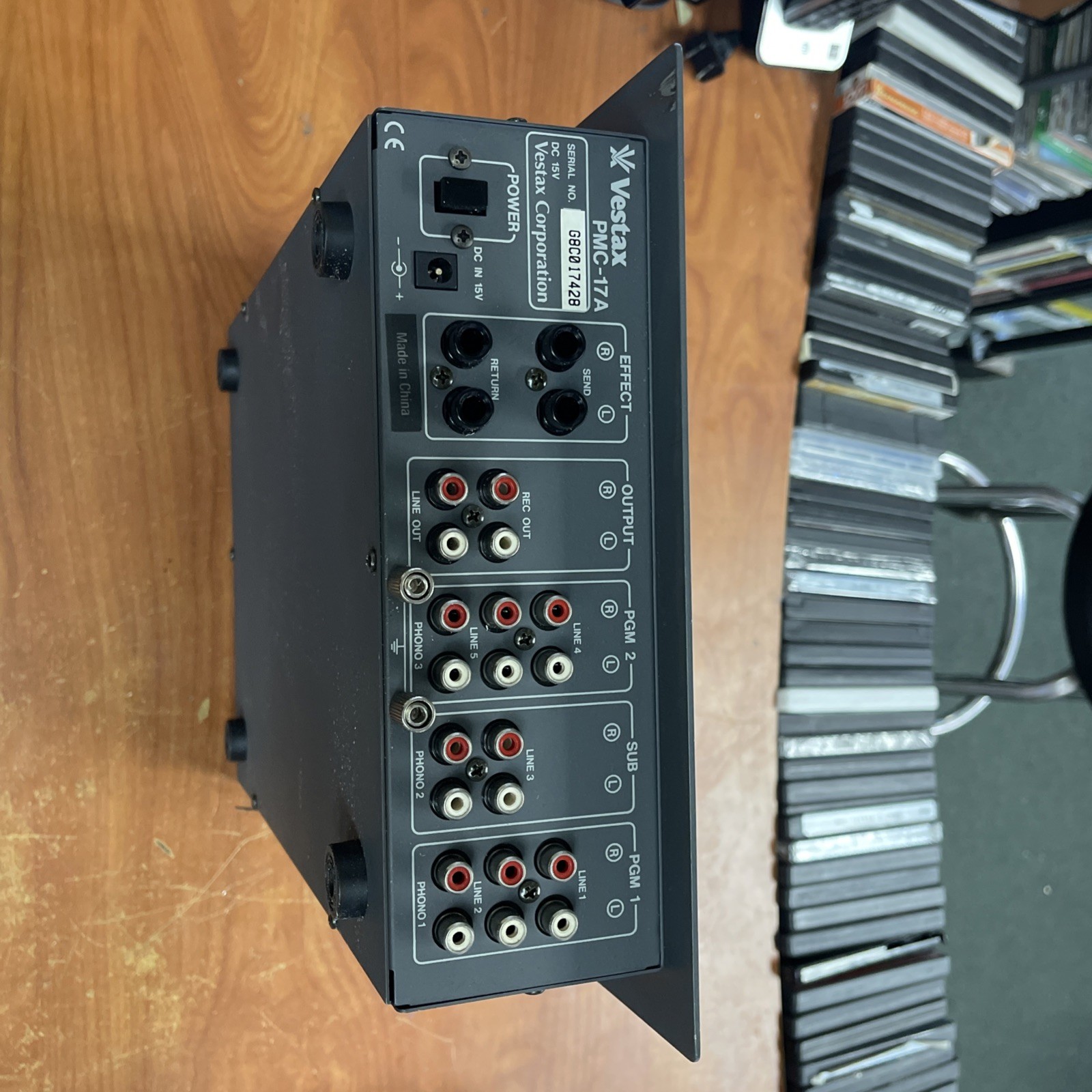Vestax PMC-17A DJ NO CHARGER UNTESTED GOOD CONDITION!!!