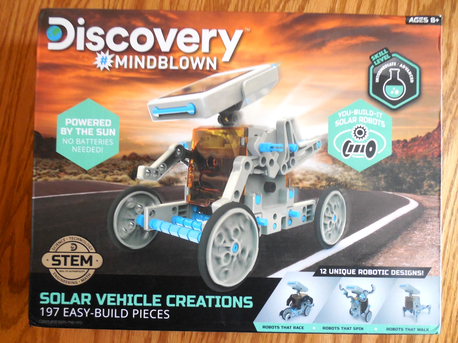 NEW  Discovery #Mindblown "Solar Vehicle Creation" Kit w 197 Easy-Build Pieces