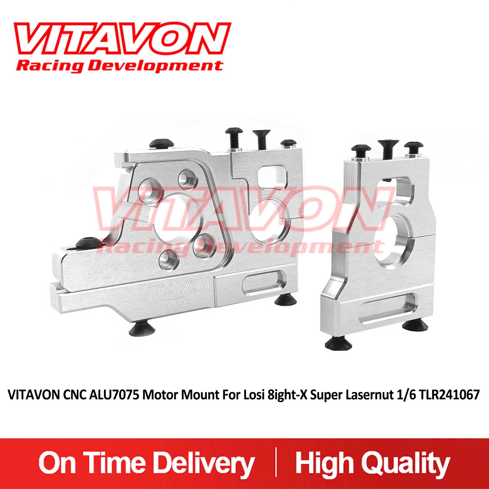 Vitavon CNC Alu7075 Motor Mount For For Losi 8ight-X Super Lasernut 1/6TLR241067