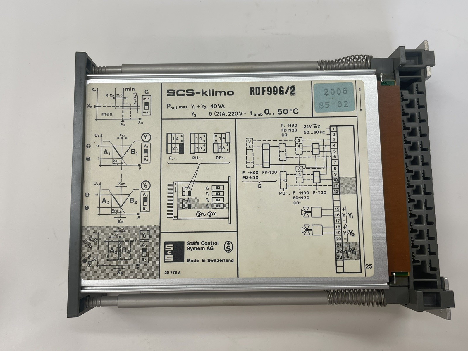 STÄFA Control System SCS-KLIMO RDF99G/9 Universal Controller SWISS MADE