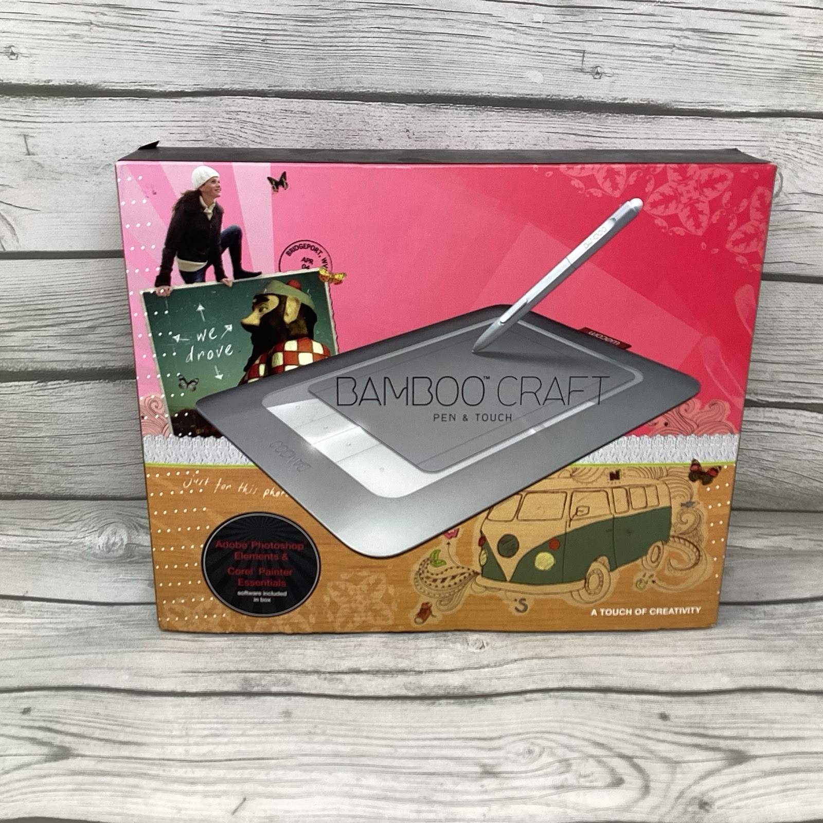Wacom Bamboo Craft Pen & Touch Tablet Model Cth 461