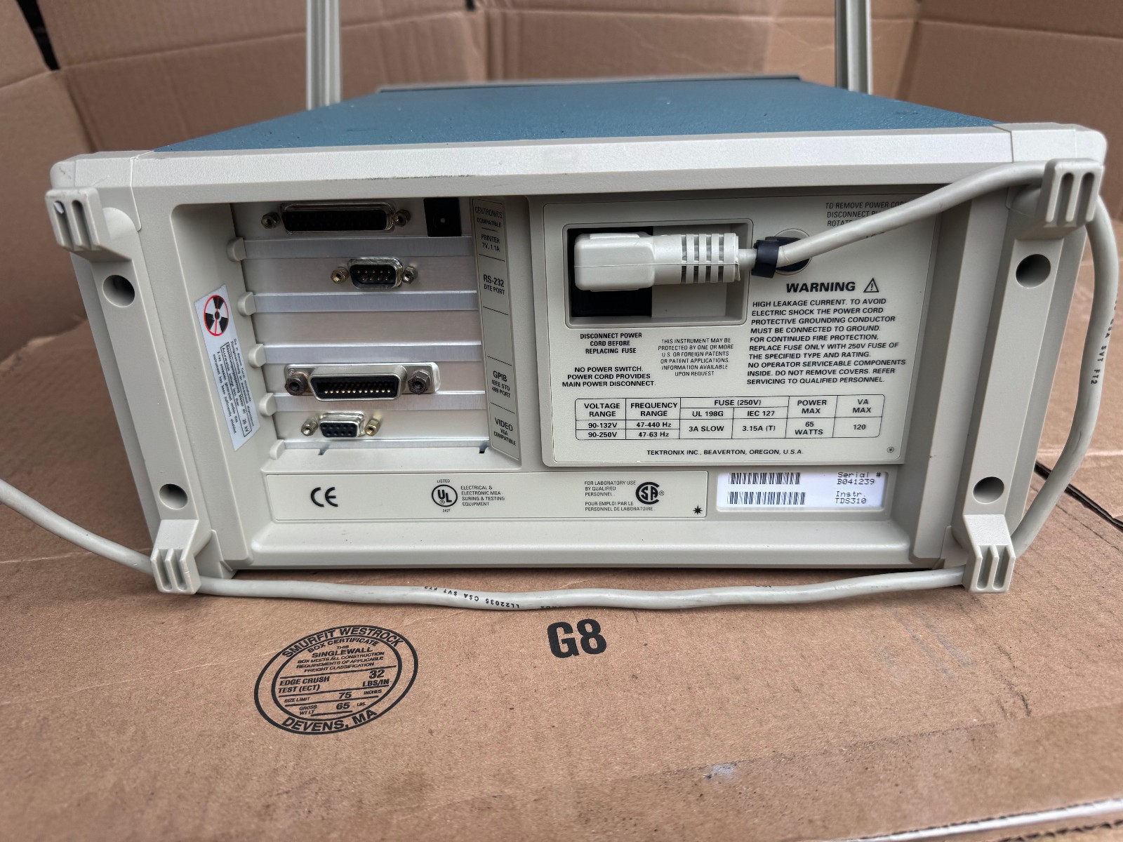 Tektronix TDS 310 Two Channel Oscilloscope
