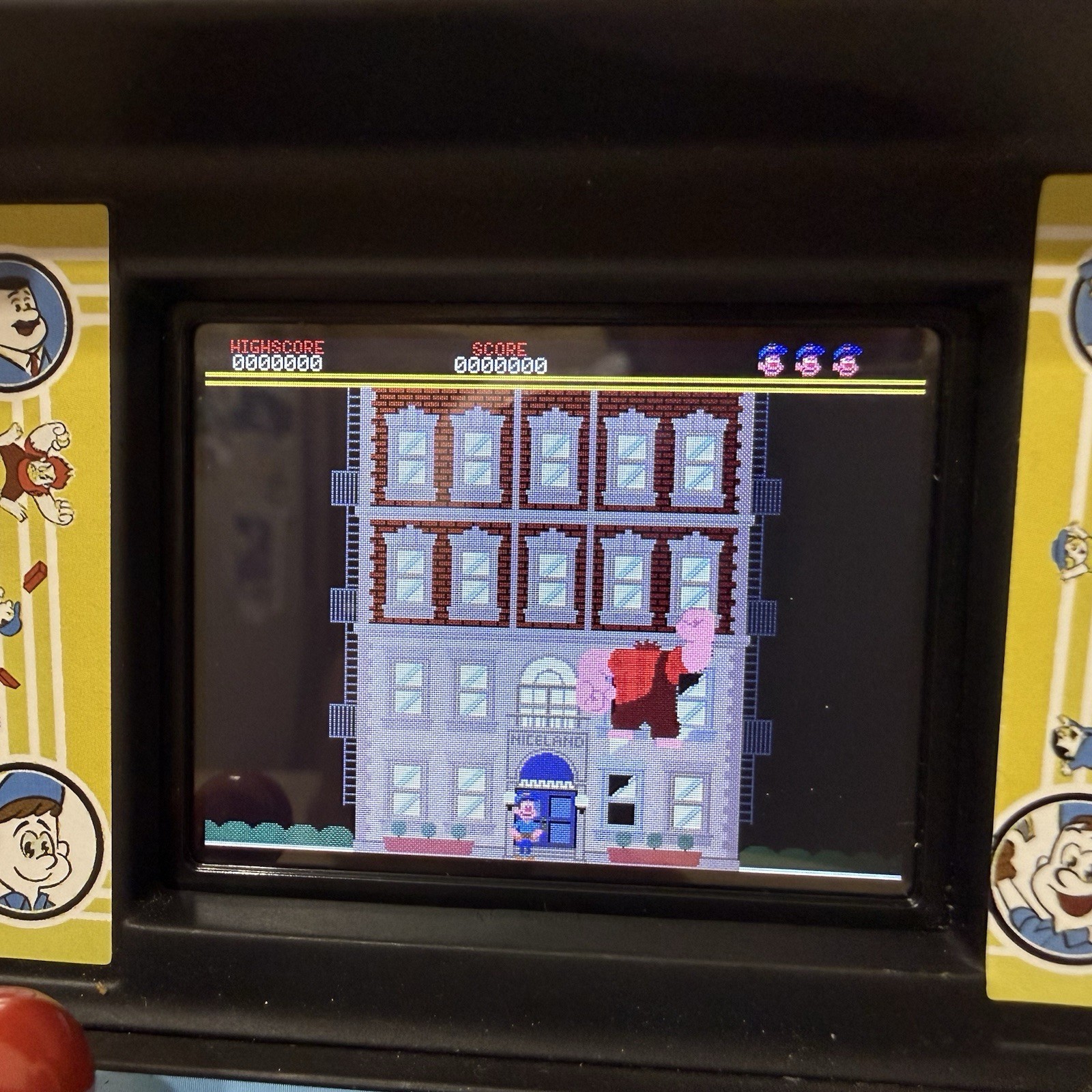 Disney Fix It Felix Jr. Mini Arcade Game Basic Fun Tested!
