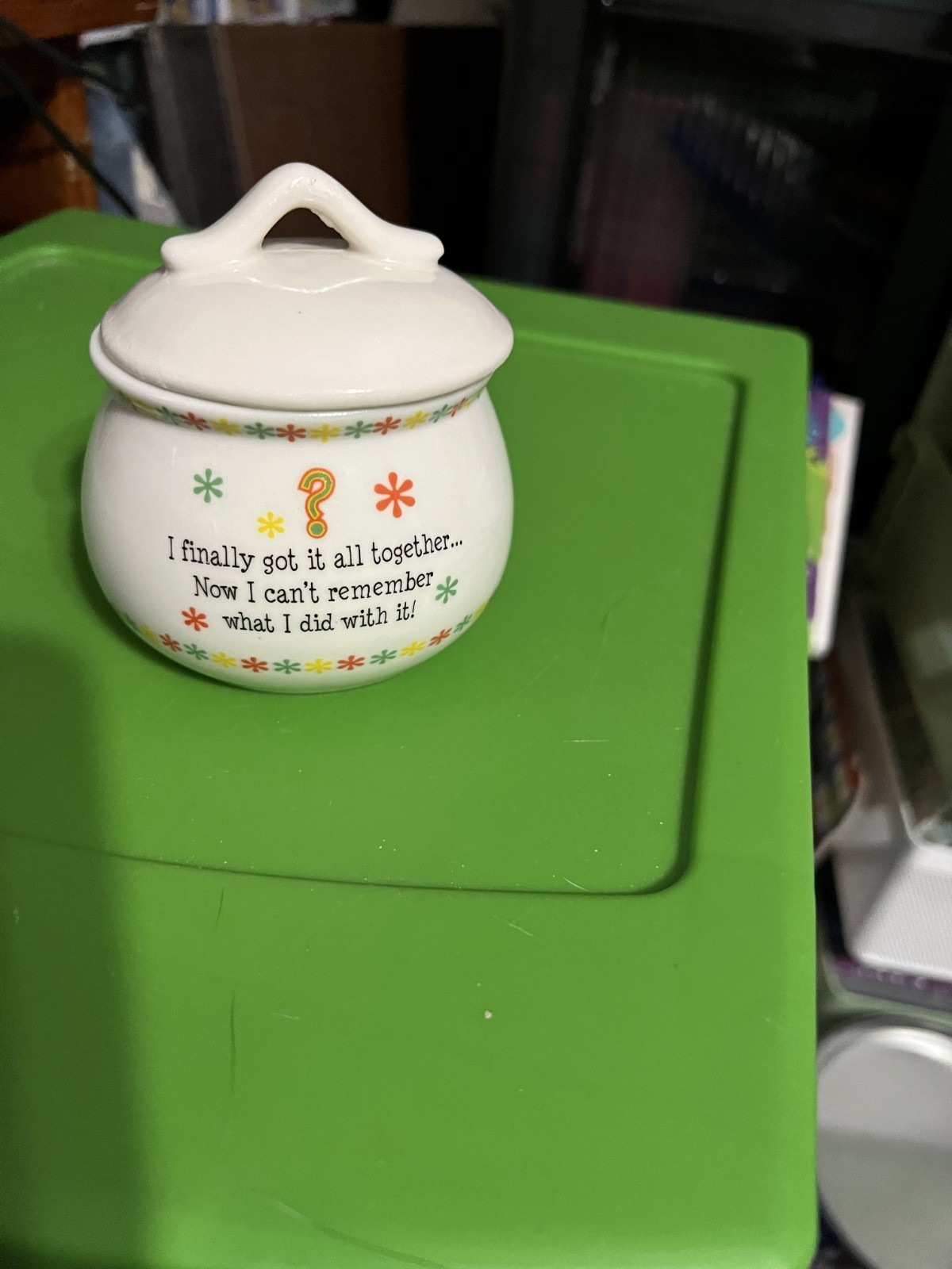 Small trinket box I Finally got it all together now I can't remember what I did