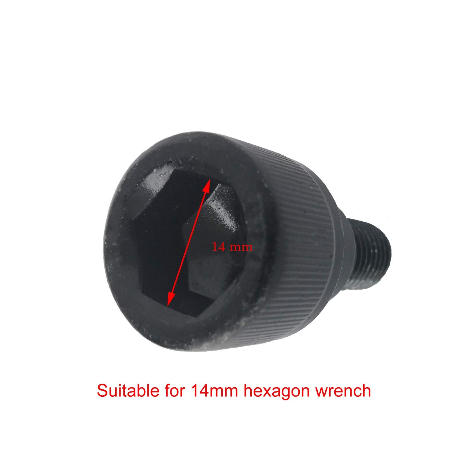 Hex socket Replacement Bolts Barbell Screw for Olympic 14mm Hexagon