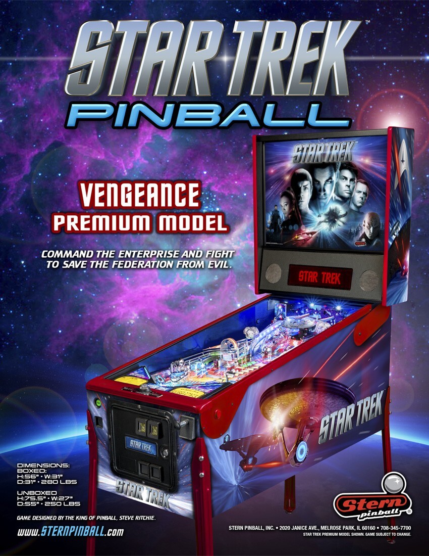 Stern Star Trek Pinball Machine Rubber Ring Kit (ALL VERSION)