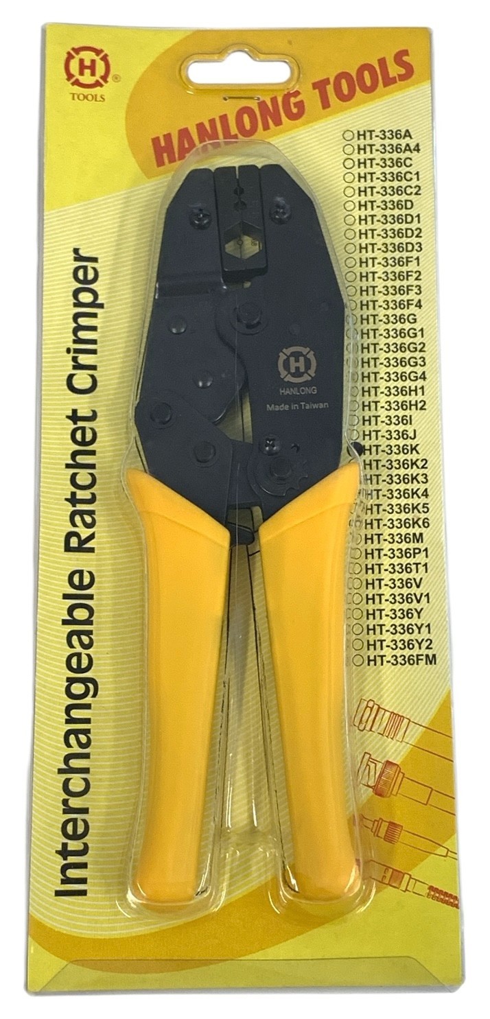 Hanlong Tools HT-336K Interchangeable Ratchet Crimper