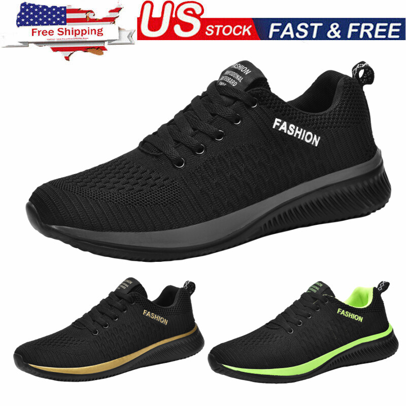 Men's Athletic Running Casual Sneakers Fashion Sports Tennis Shoes Walking Gym