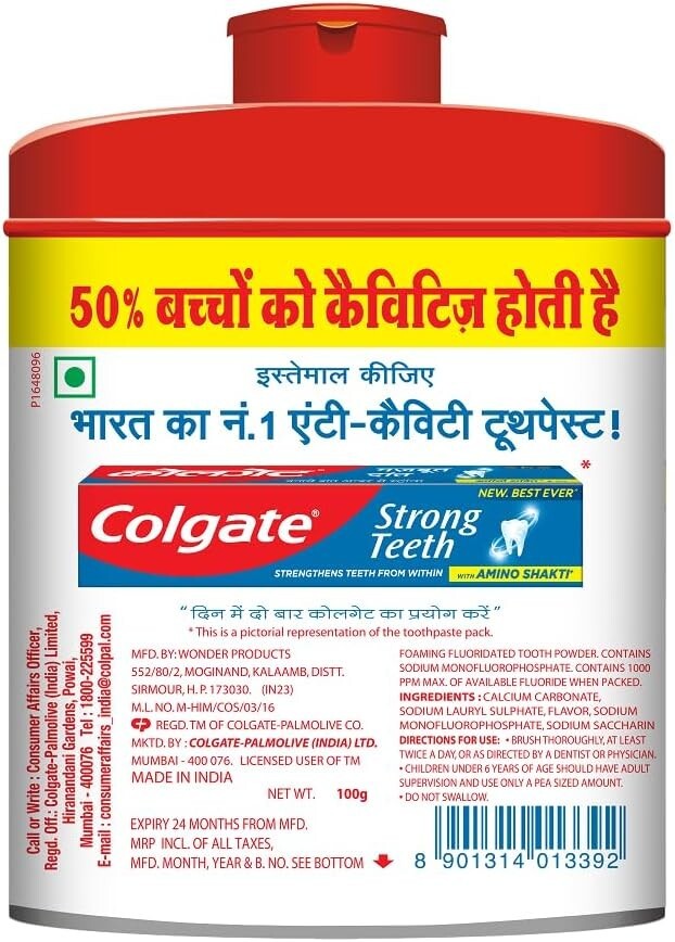 Tooth Powder 100G Tooth Powder