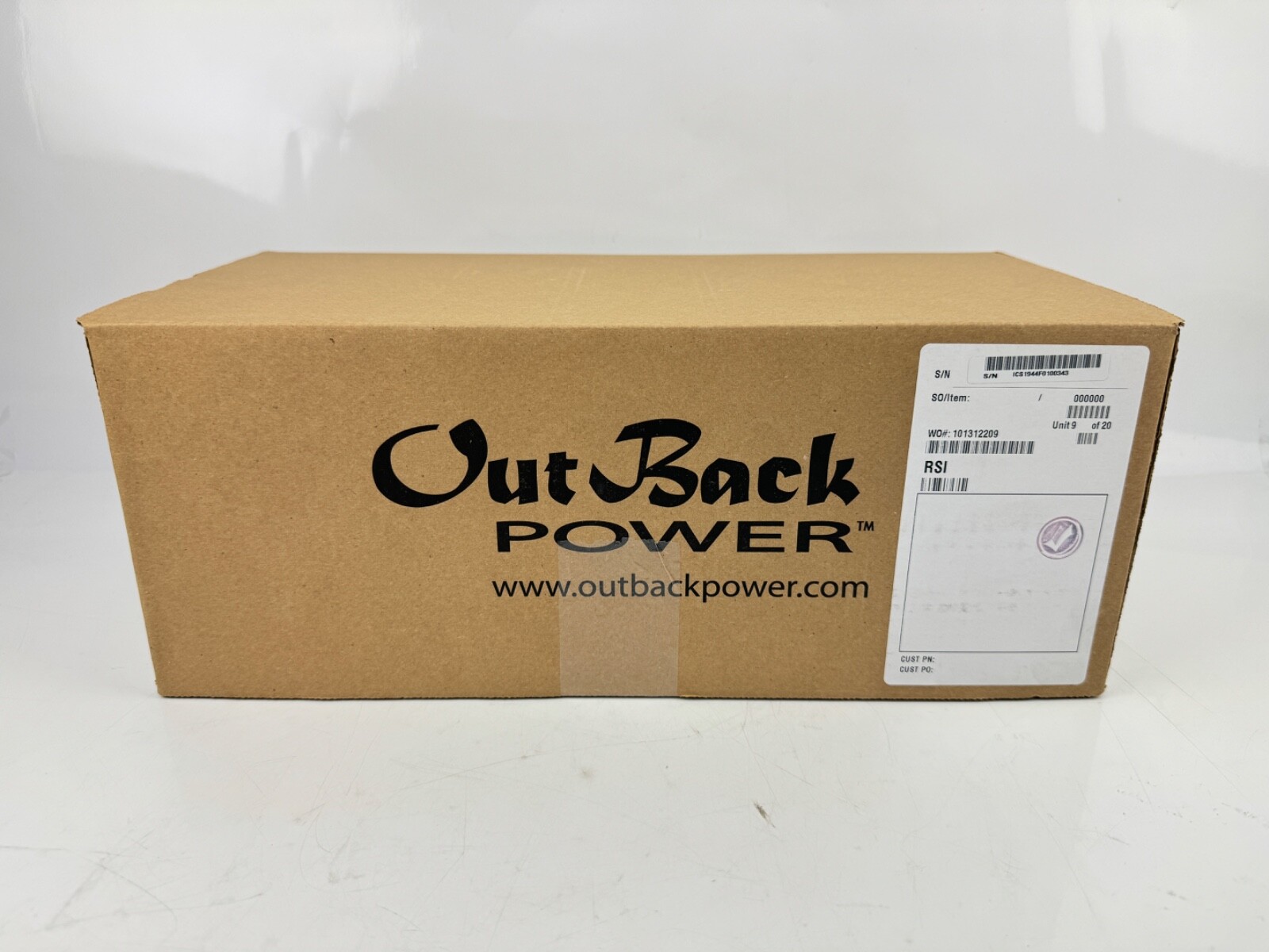OutBack Power RSI Rapid Shutdown Initiator *BRAND NEW*