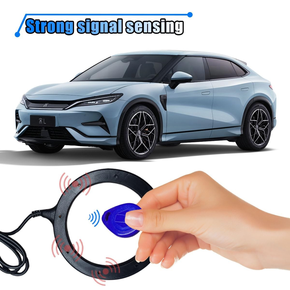 Car Push Engine Start Button Kit, Upgrade Push to Start Ignition Kit, Smart K...
