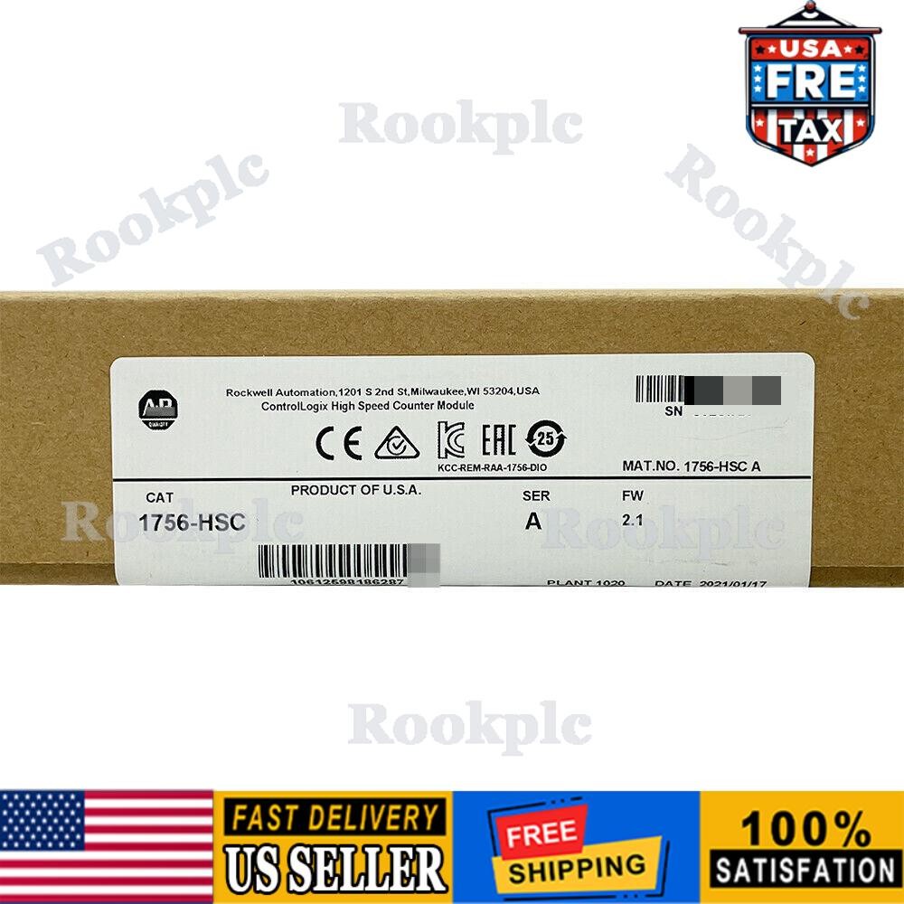New Factory Sealed AB 1756-HSC /A ControlLogix High Speed Counter Module 1756HSC