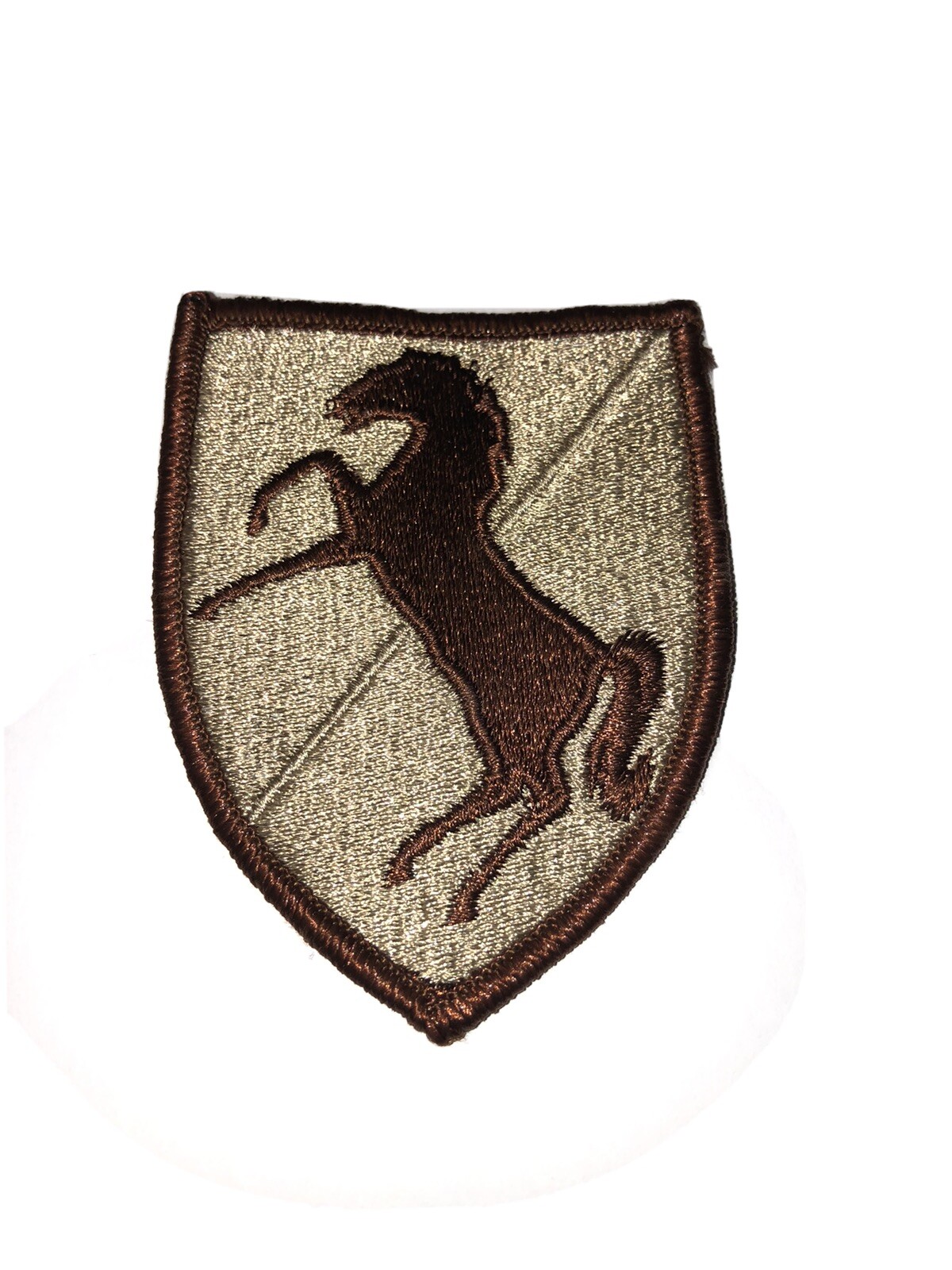 11th Armored Cavalry Regiment Desert Tan U.S. Army Shoulder Patch Insignia