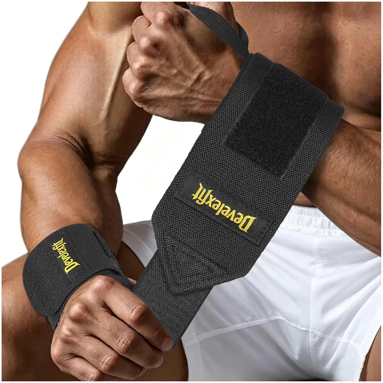 Wrist Wraps for Weightlifting, 20" Professional Wrist Support for Powerlifting,