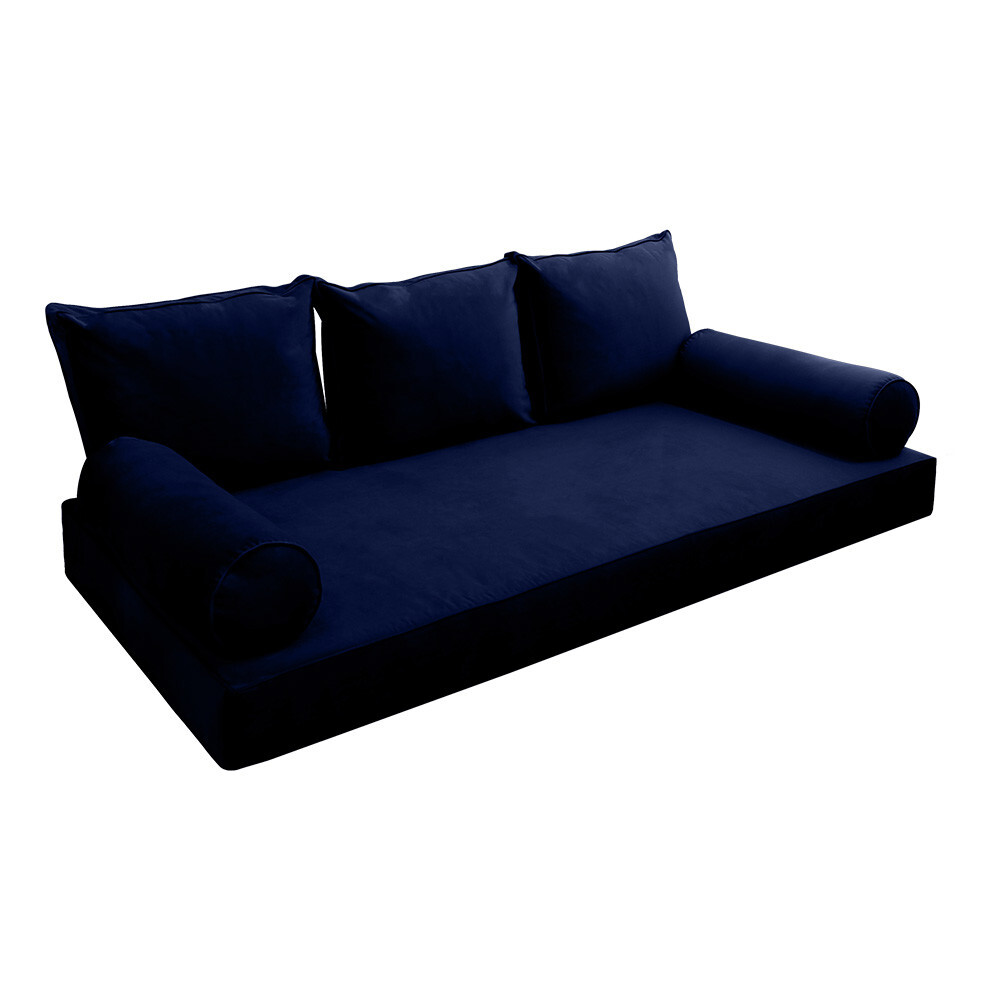Model V3 Full Velvet Same Pipe Indoor Daybed Mattress Pillow Complete Set AD373