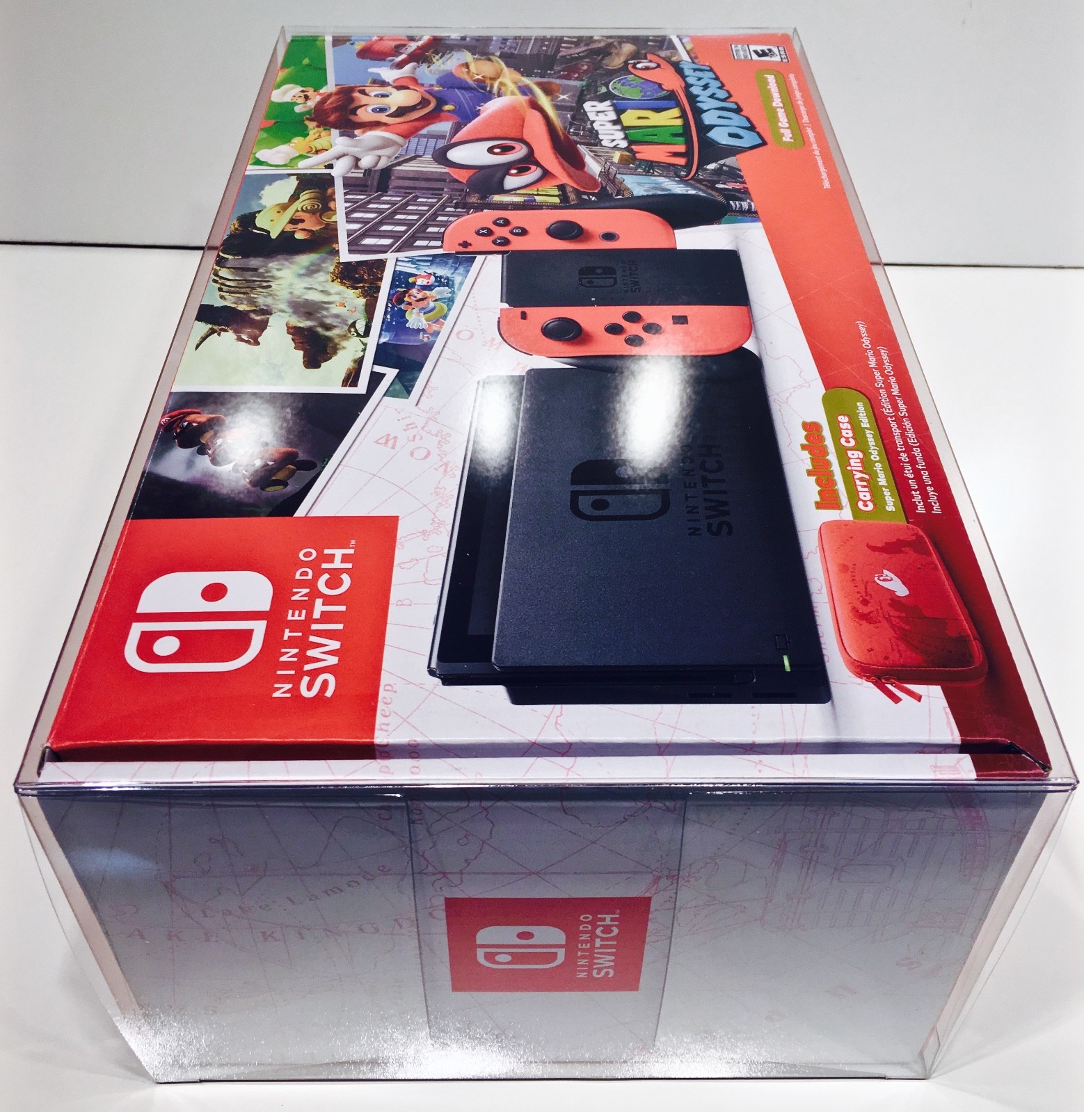 1 Console Box Protector Nintendo SWITCH MARIO ODYSSEY / SPLATOON System Boxes