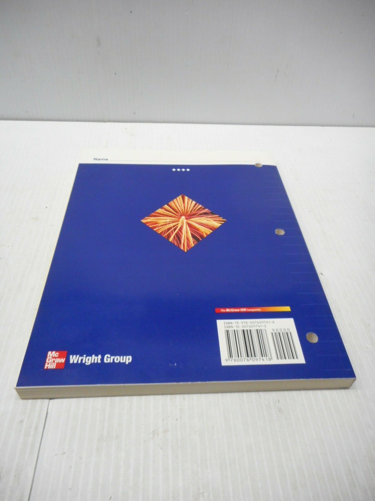 Wright Group/McGraw Hill Everyday Mathematics Study Links Grade 4 Paperback