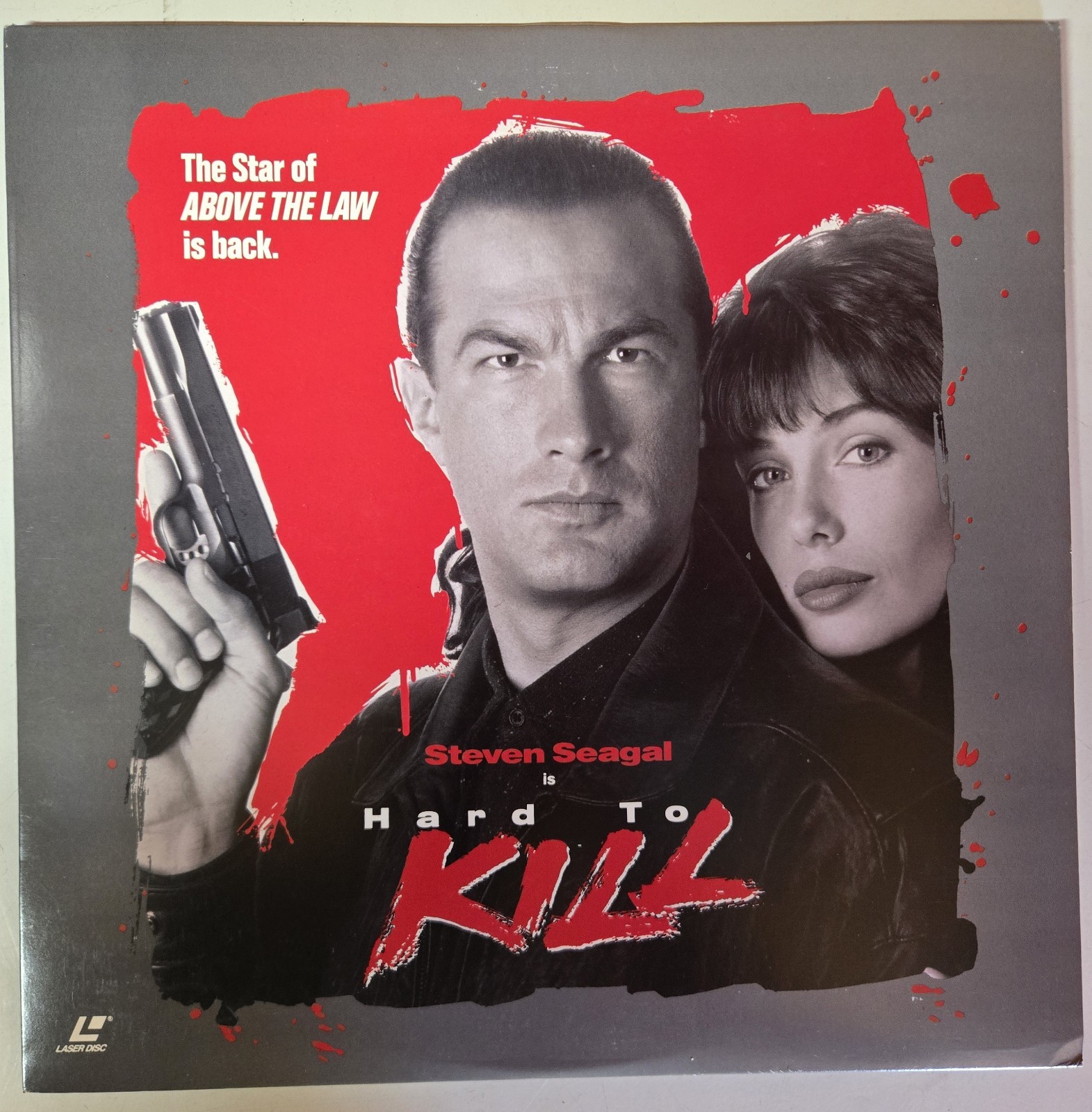 Hard To Kill Laserdisc 1990 Stephen Seagal Action Thriller Movie