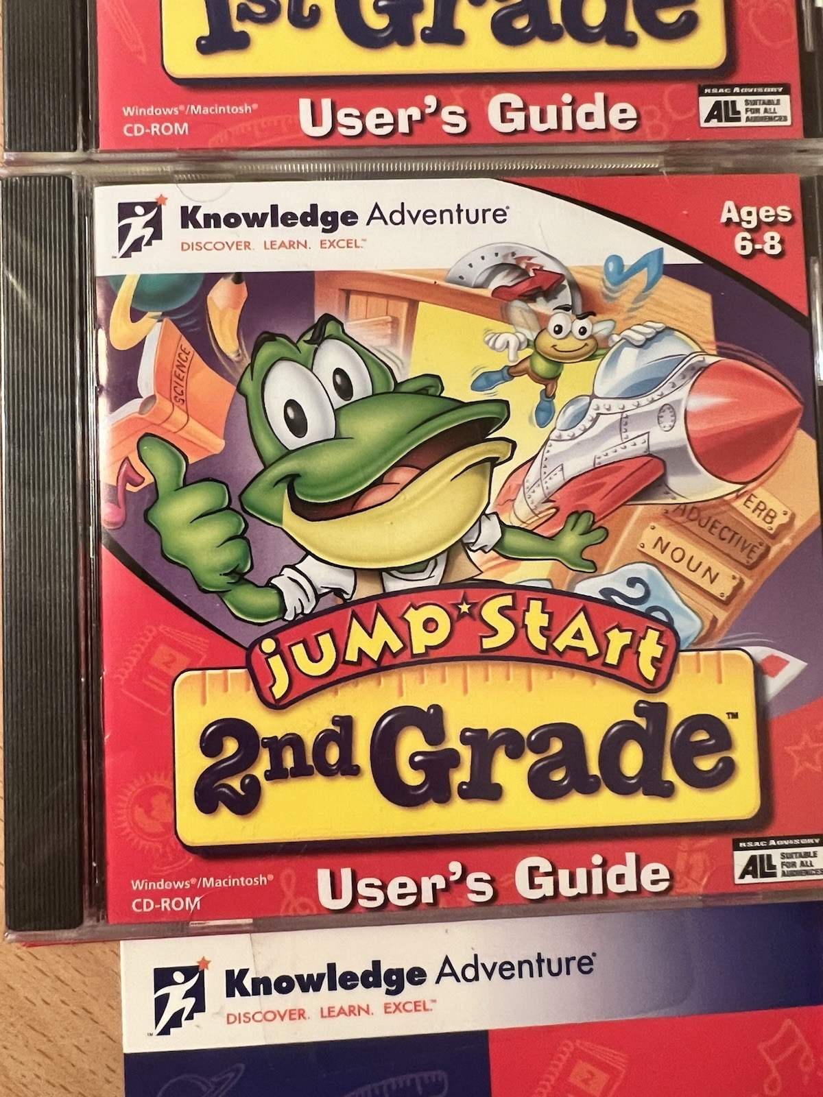 vintage JumpStart Learning System 12 CD-ROM Box Set Missing One CD Most Sealed.