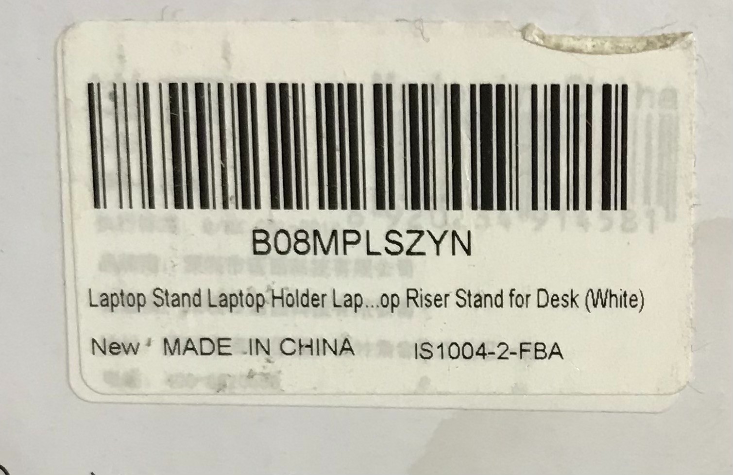 N5 Laptop Stand White Adjustable Foldable Notebook Holder Ergonomic NEW