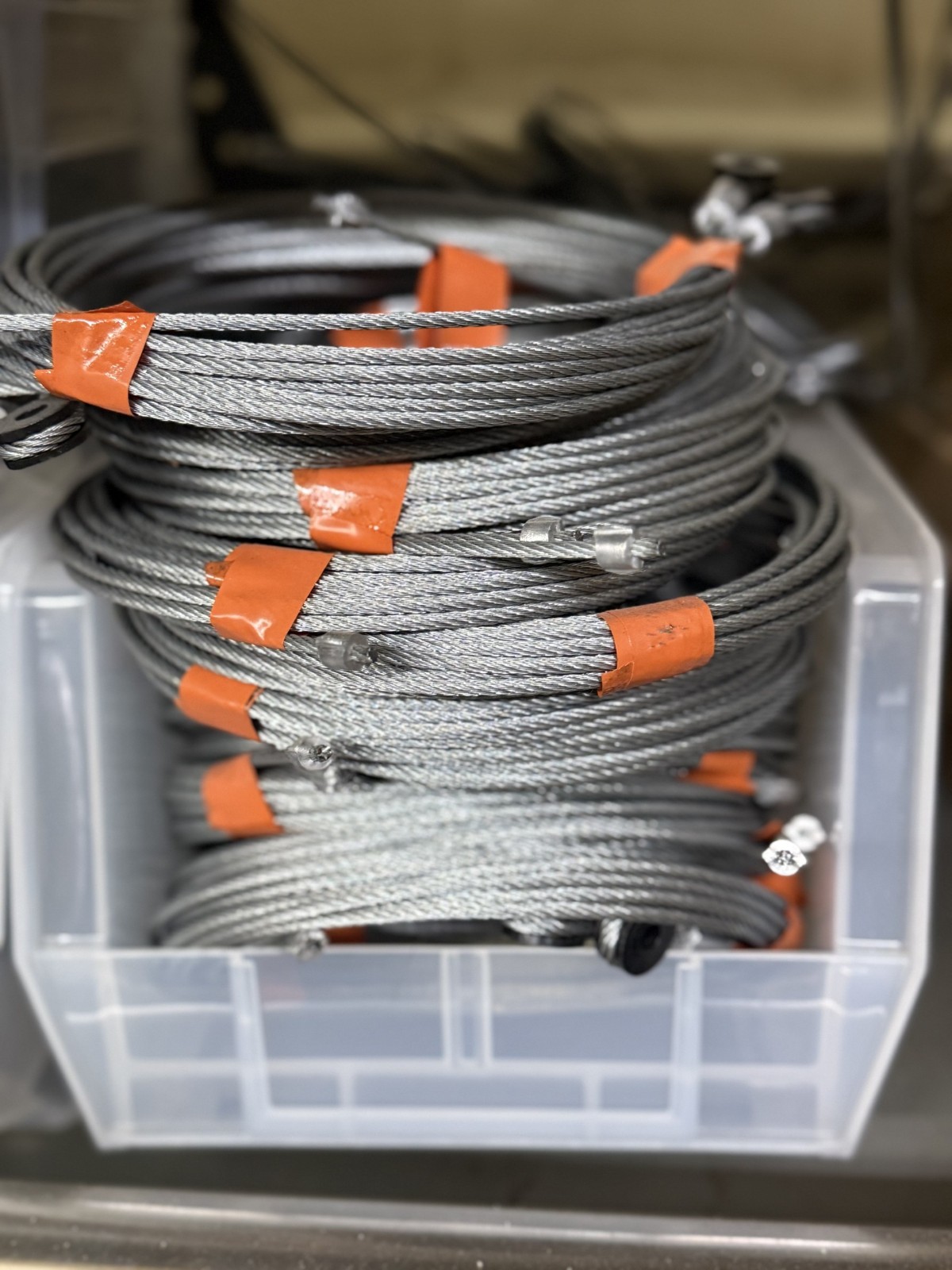 VIRTIONZ 2-Pack 150″ Replacement Cable Wire for Enclosed Cargo Trailer Ramp Door