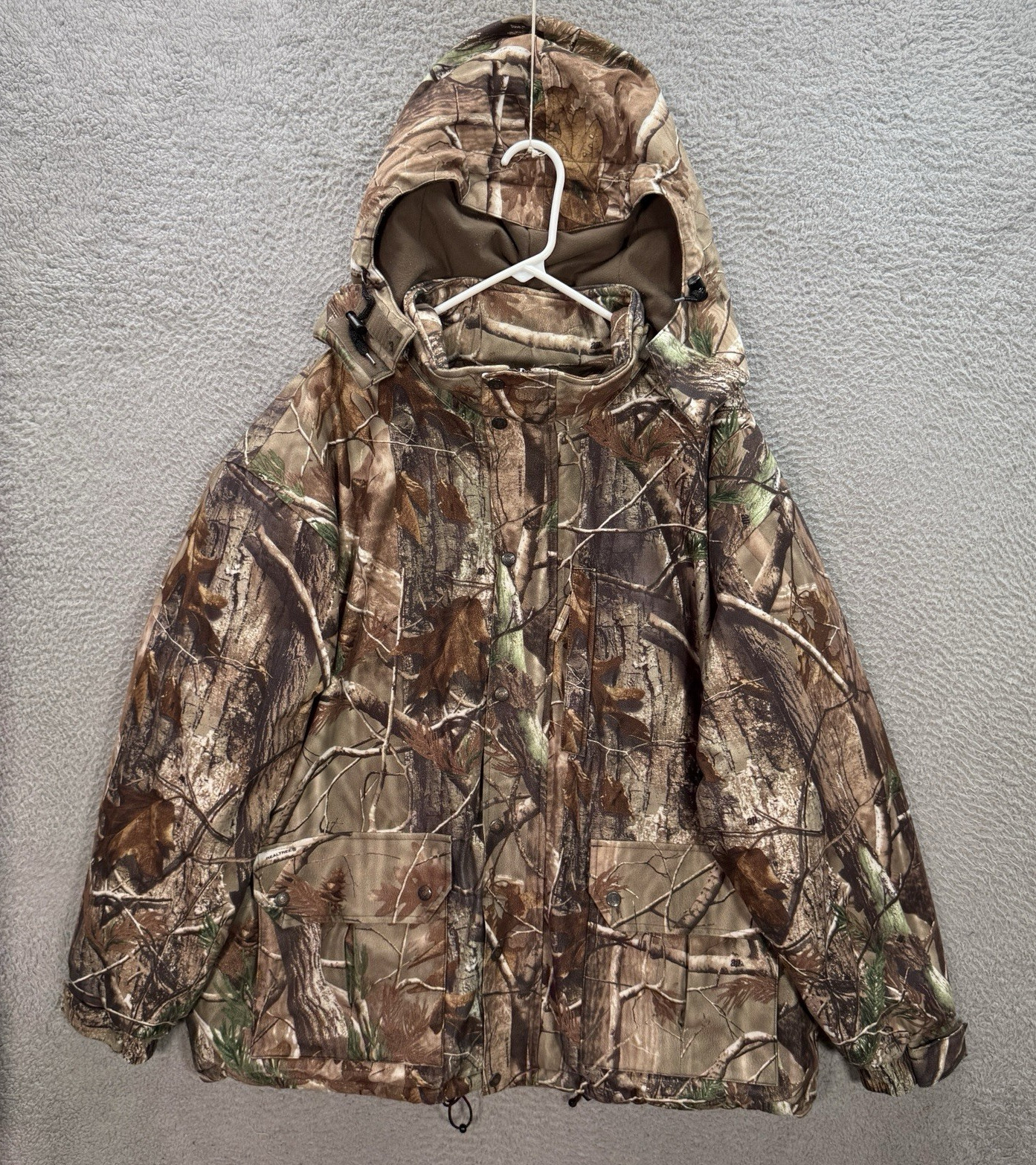 All Game Outfitters Jacket Adult XXL Camouflage Realtree Ap HD Camo Hunting Mens