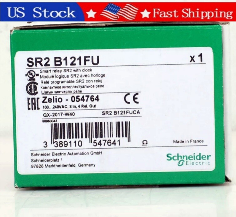 1PCS Brand New Schneider SR2B121FU Logic Relay US Sotck  Fast delivery