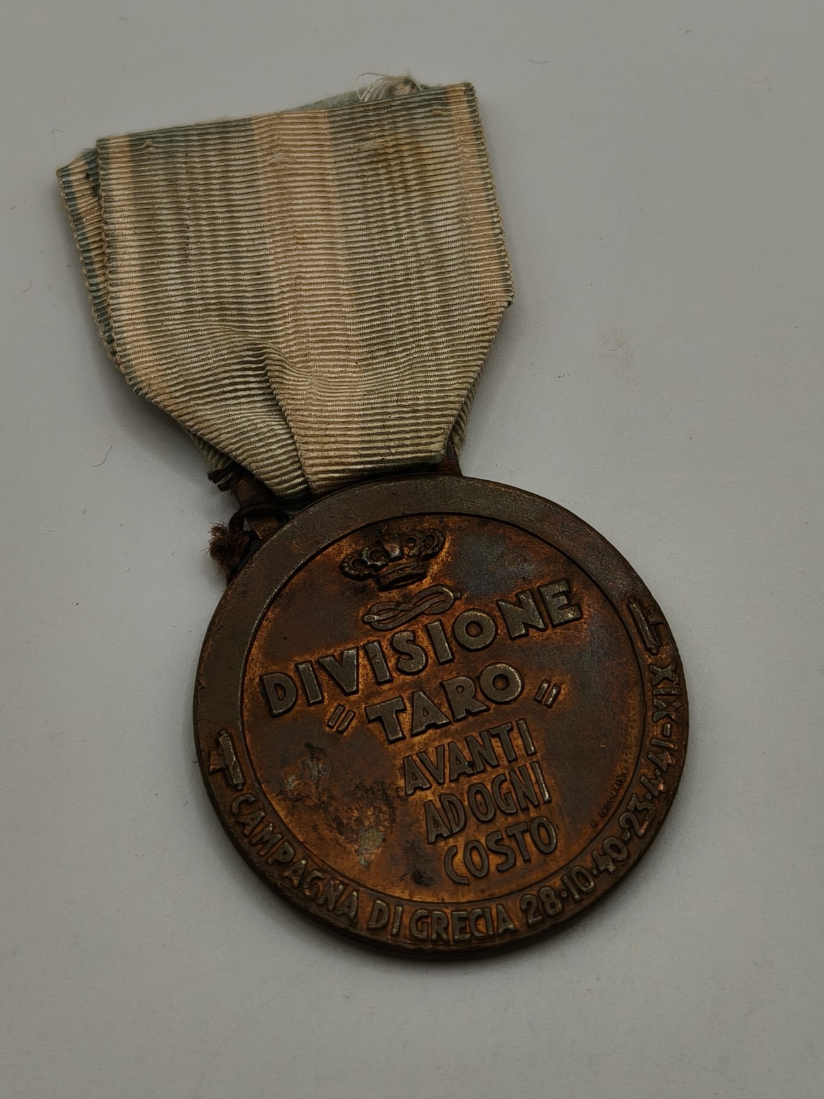 IIWW Division Taro Italy Medal