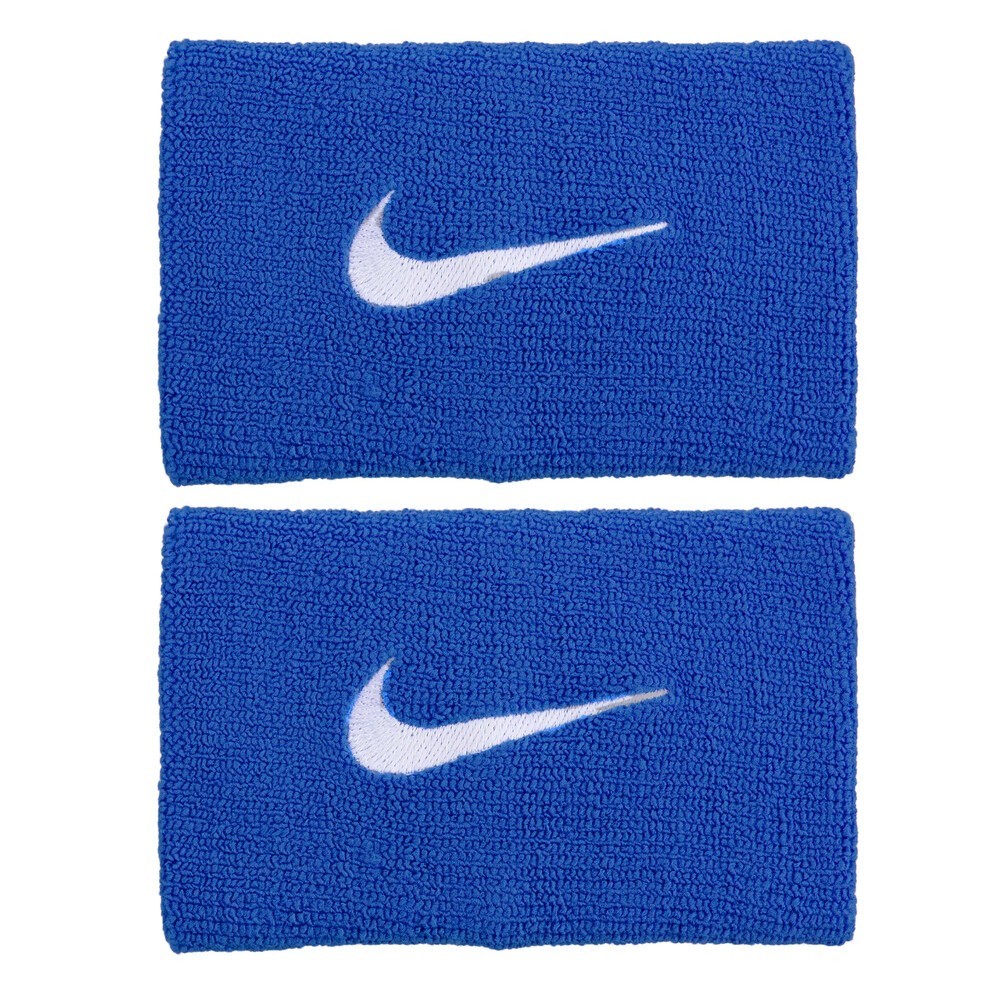 NEW Nike Premier Doublewide Wristbands  Tennis Federer Nadal Wristband Blue