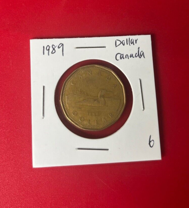 1989 ONE DOLLAR CANADA COIN - NICE WORLD COIN !!!