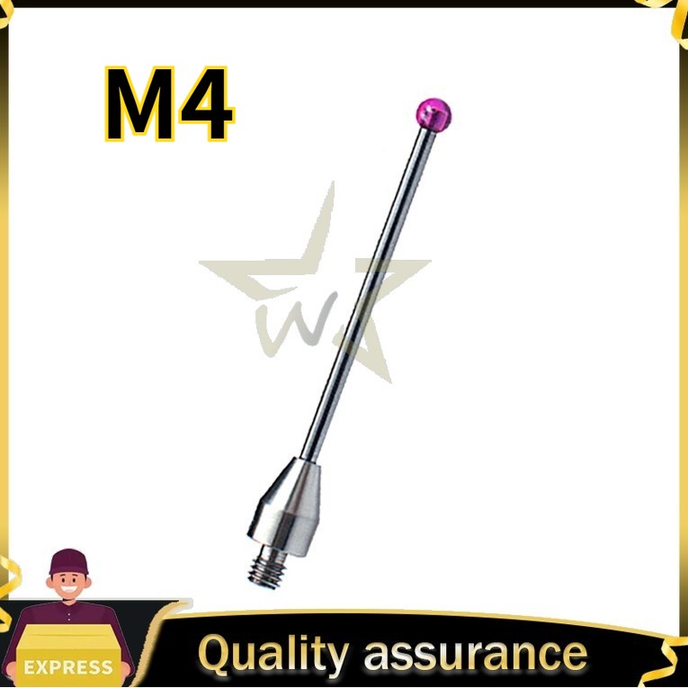 M4 CMM Touch Probe Stylus 4mm Ruby Ball for Tormach Renishaw Zeiss Fast Ship