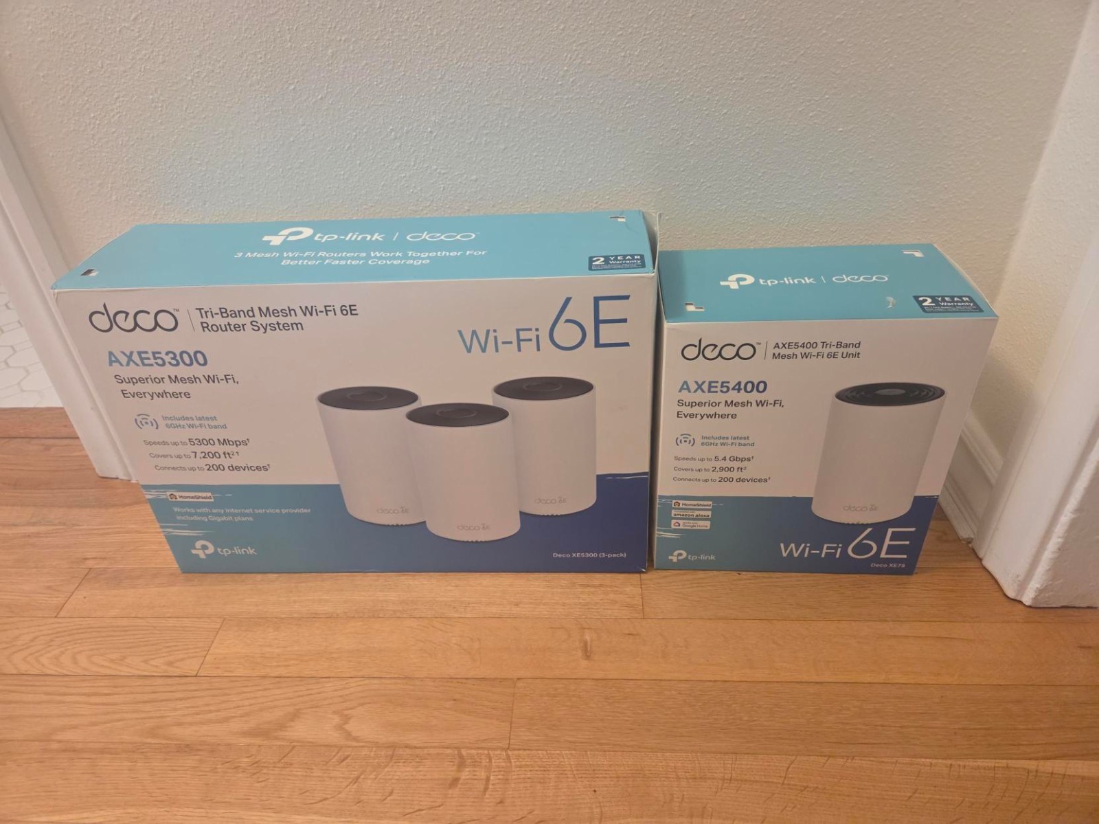 CIB TP-Link Deco XE5300 & XE75 Mesh Wi-Fi 6E 4-Node System - FREE SHIP