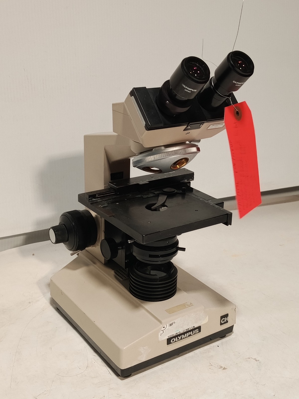 Olympus CH Binocular Microscope No Objectives Included, Sold For Parts/Repair