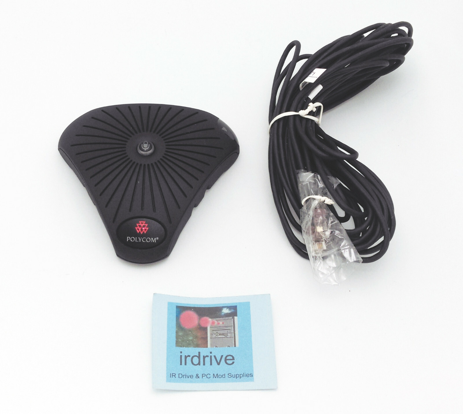 Polycom External Conference Microphone Pod 2201-08453-004 + 08340-001 Cable