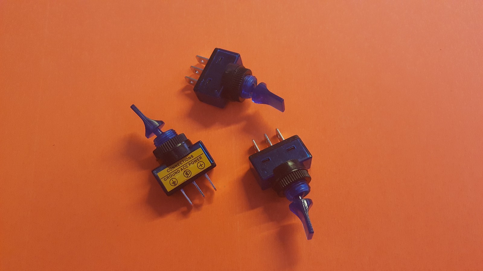 2 PACK - - 12 volt switch - 20A max.