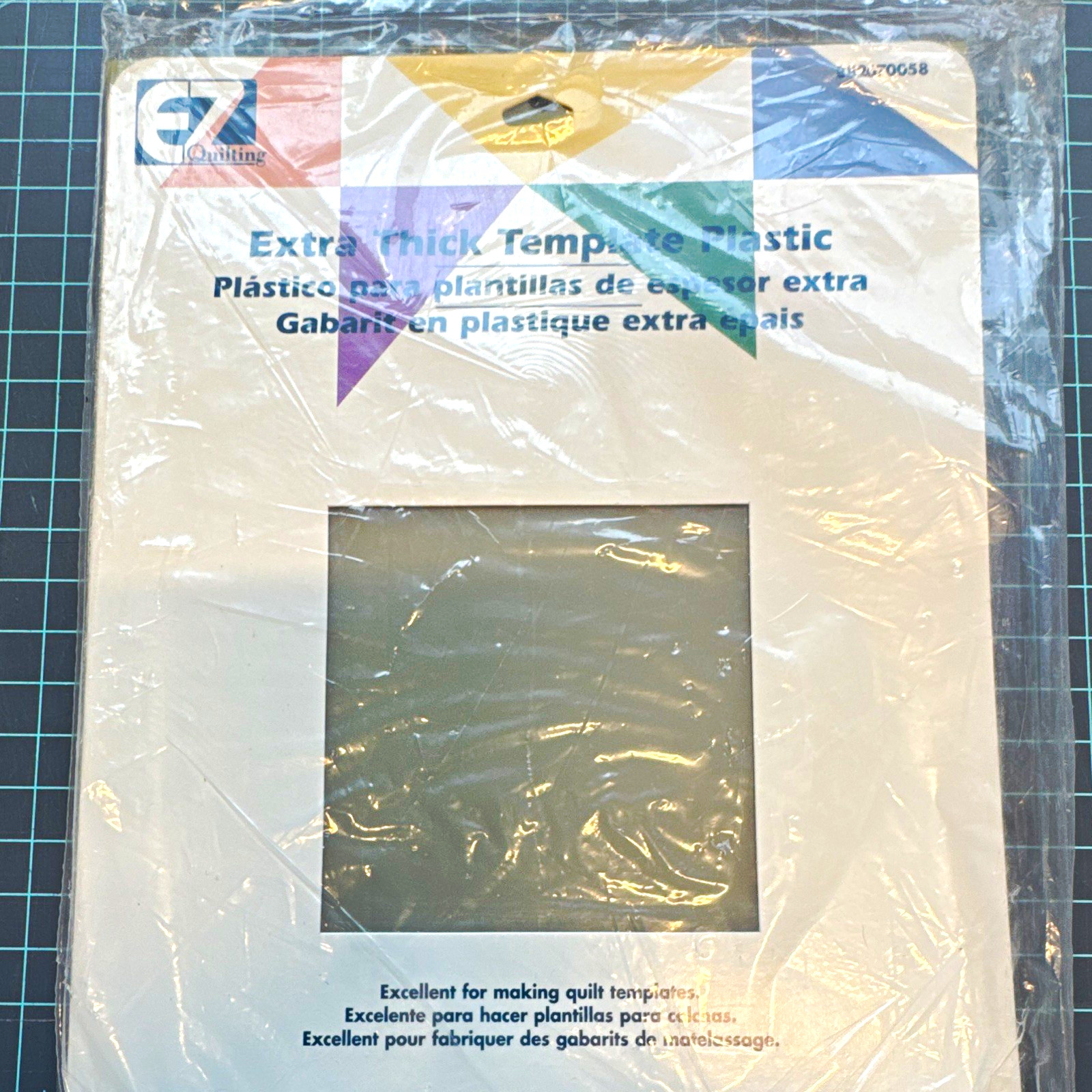 EZ Quilting Extra Thick Template Plastic Sheet, MPN 882670058