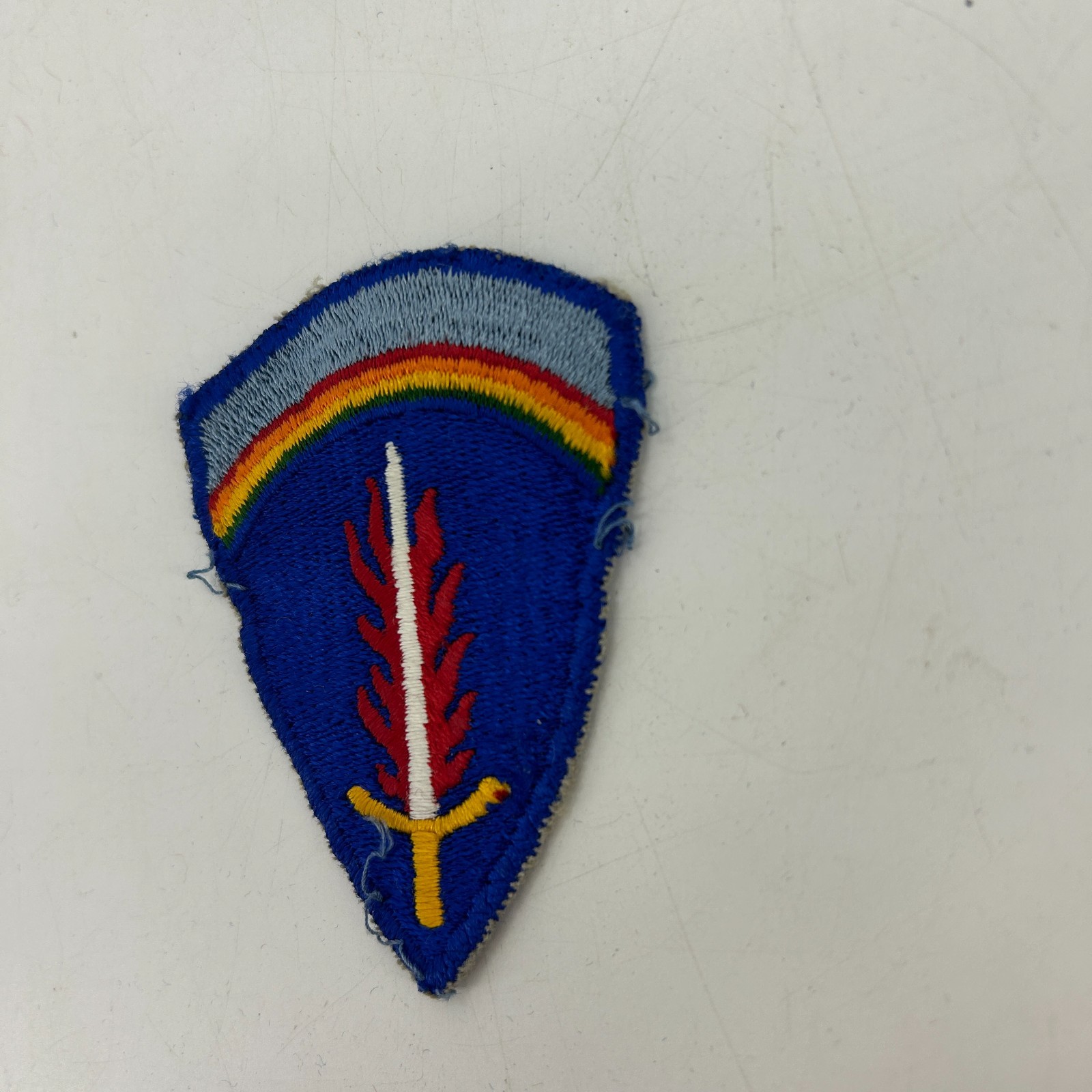 WW2 US Army European Command Patch Cut Edge