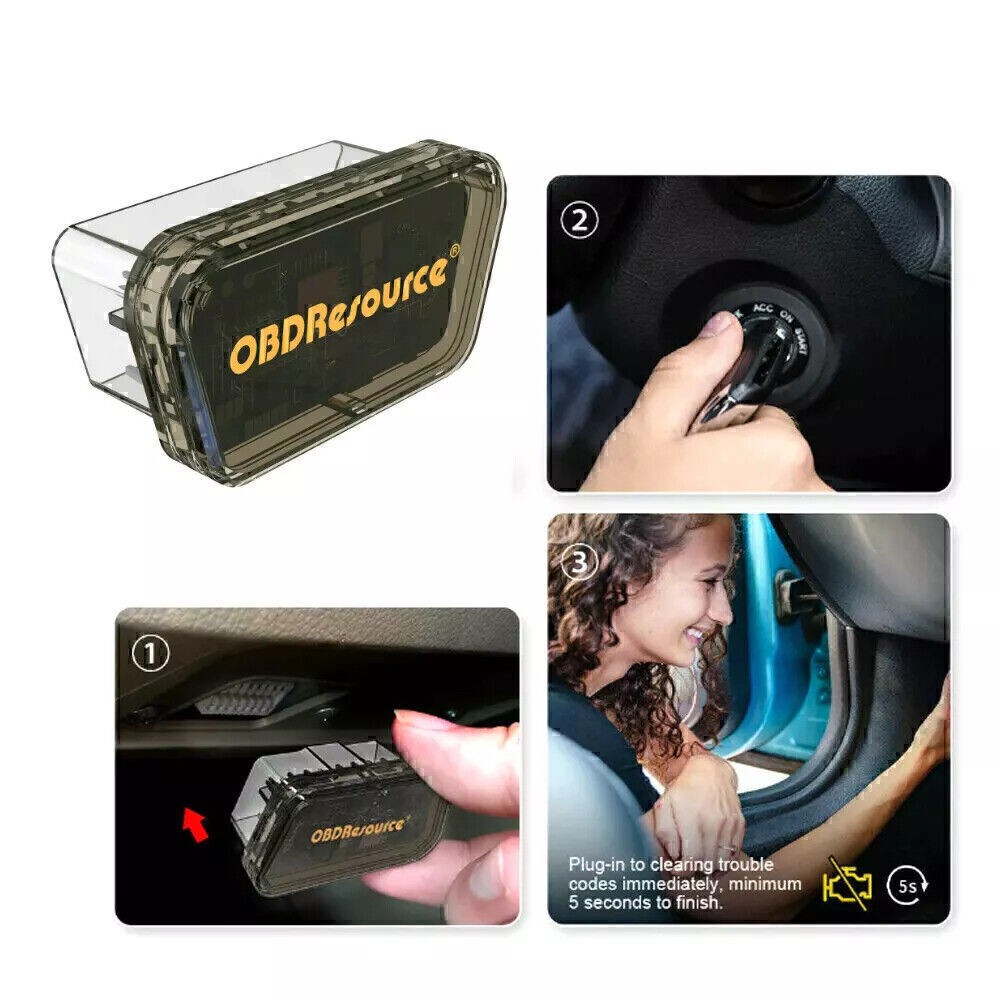 OBD2 Code Eraser Fast Engine Light Reset for GMC Sierra 1500 2000-2025