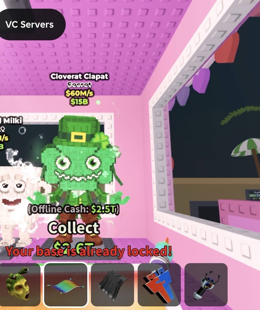 Game Item/Asset VC Servers Crypto-Collectible Secret Generation Cloverat Clapat