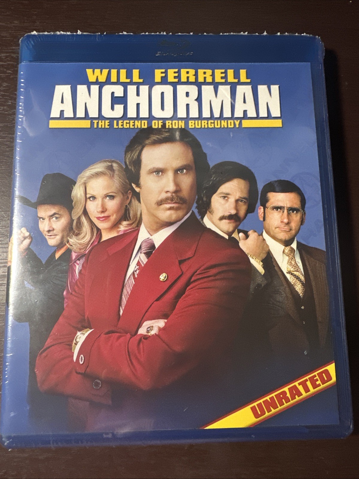 NEW ANCHORMAN The LEGEND of RON Burgundy Blu-Ray 2004 NIP Unrated w/ Will FERREL