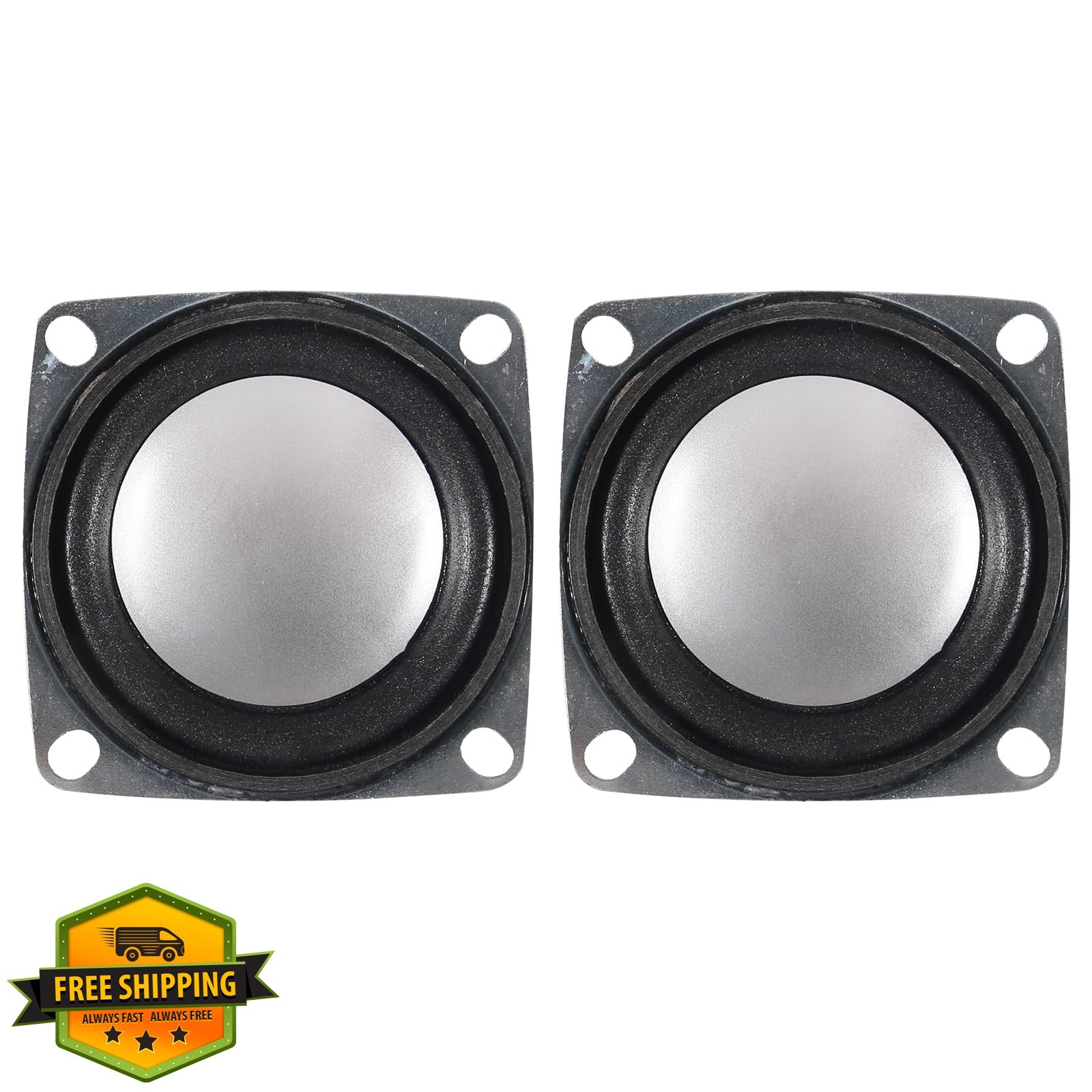 Shutao 2pcs 2" 4 Ohm 3W Bass Loudspeaker