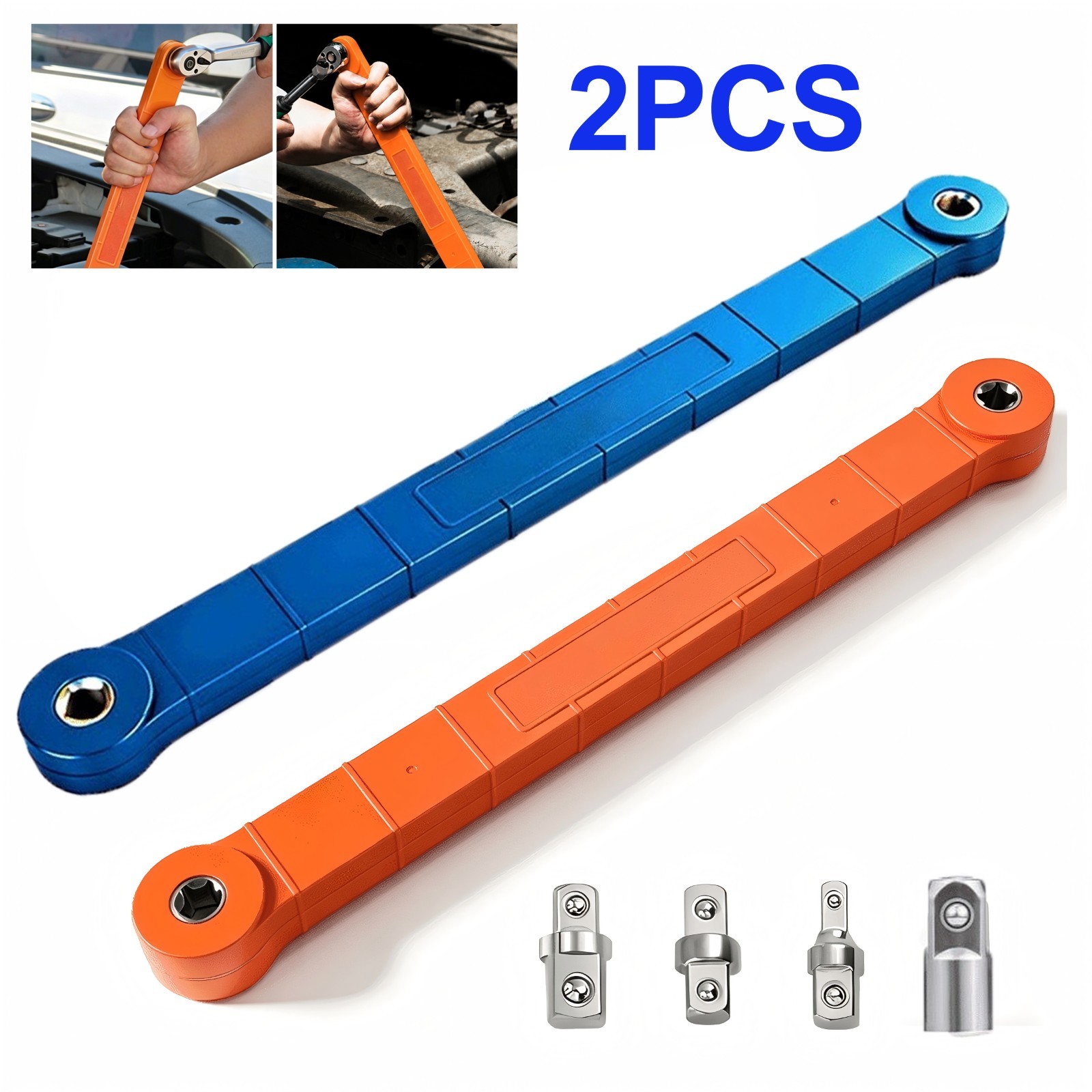 1/2 1/4 3/8" Offset Extension Wrench Impact Ready Socket Wrench Extender Tool