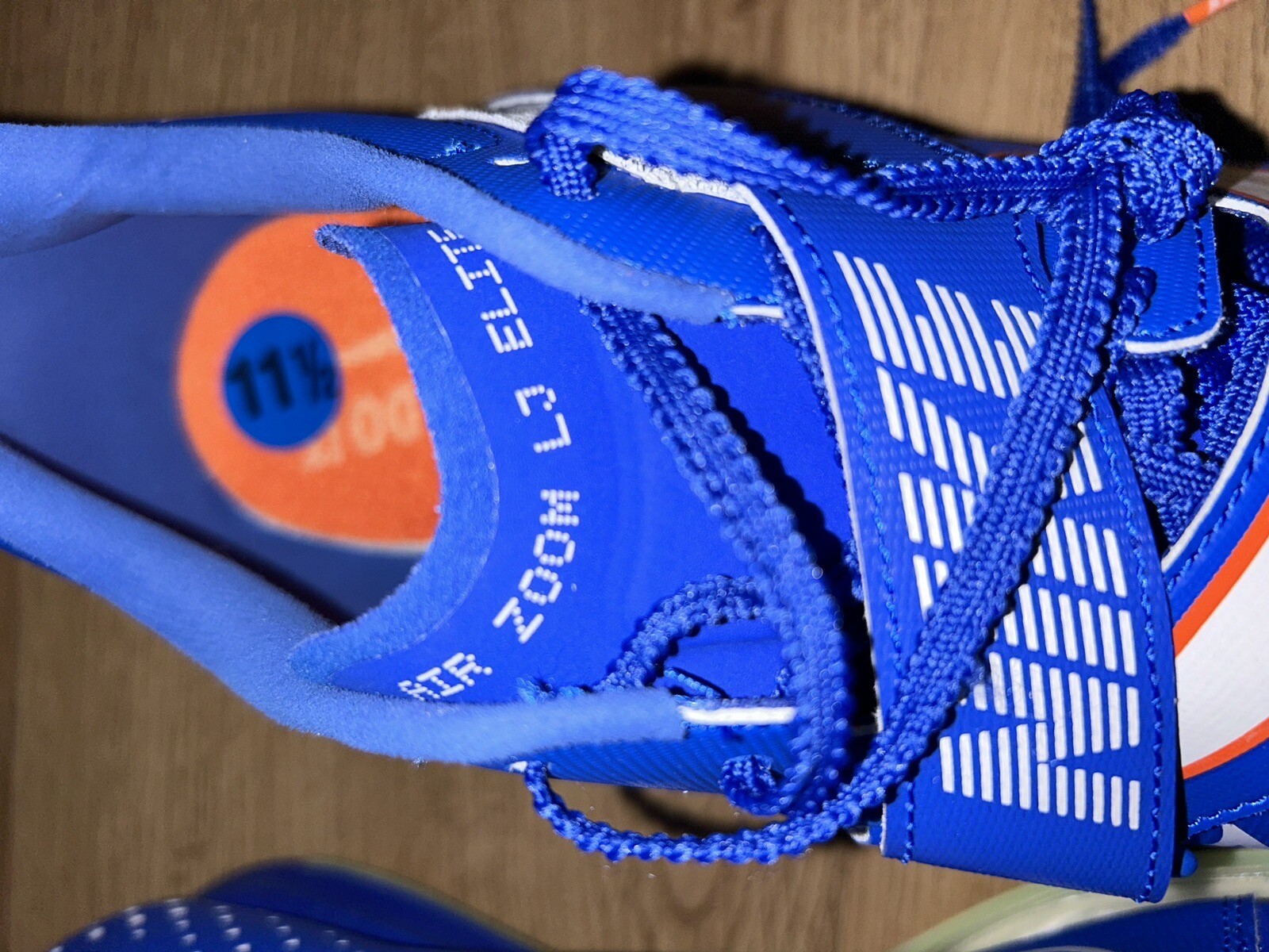 NIKE AIR ZOOM LONGJUMP ELITE SHOES RACER BLUE SIZE 11.5 NWOB