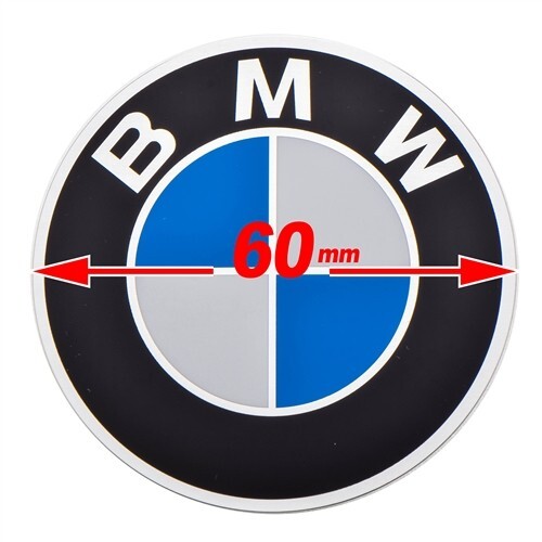 BMW Logo Round Emblem (60mm); 52 53 7 686 464 / BMW