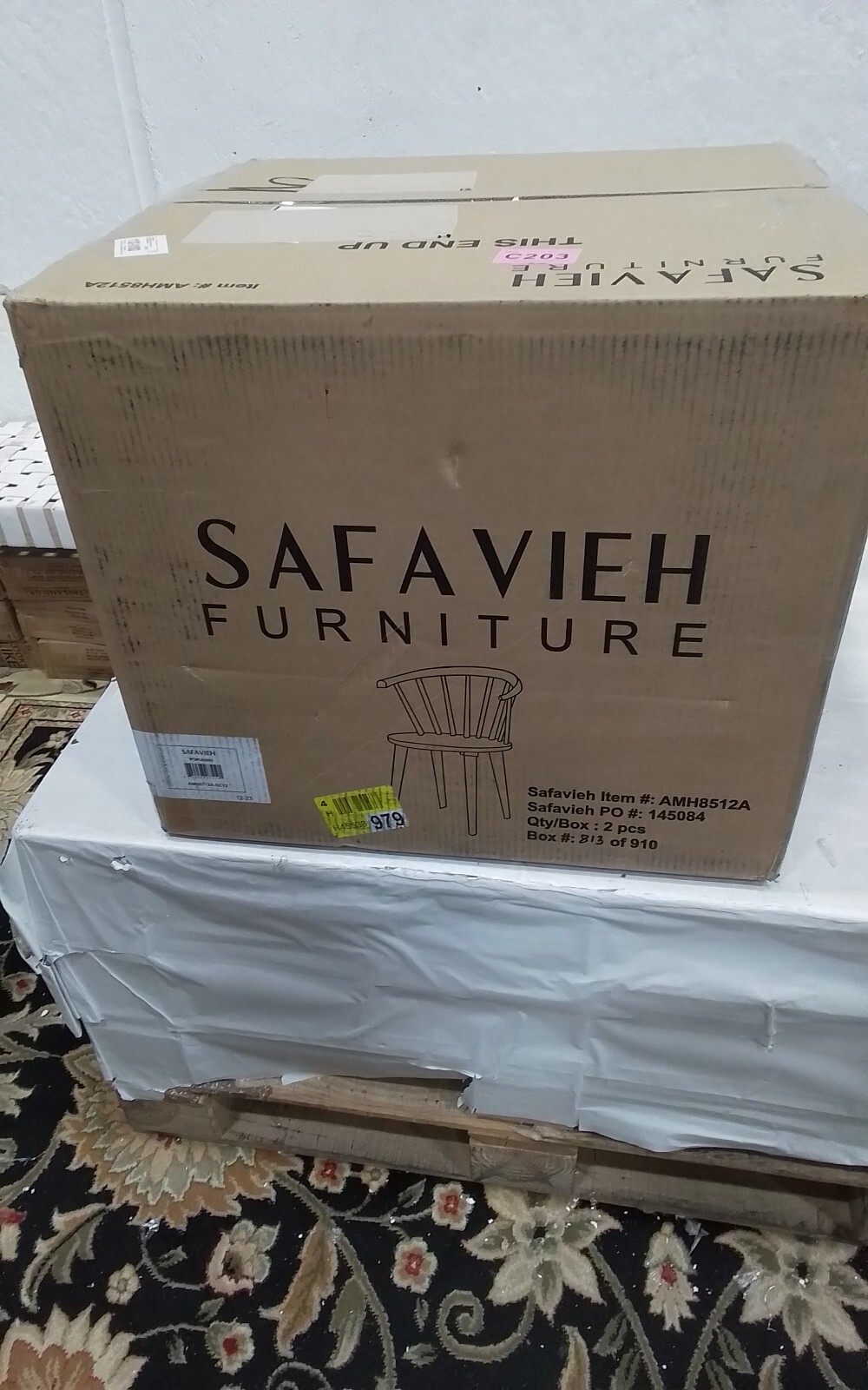 Safavieh BLANCHARD SIDE CHAIR, Reduced Price 2172745068 AMH8512A