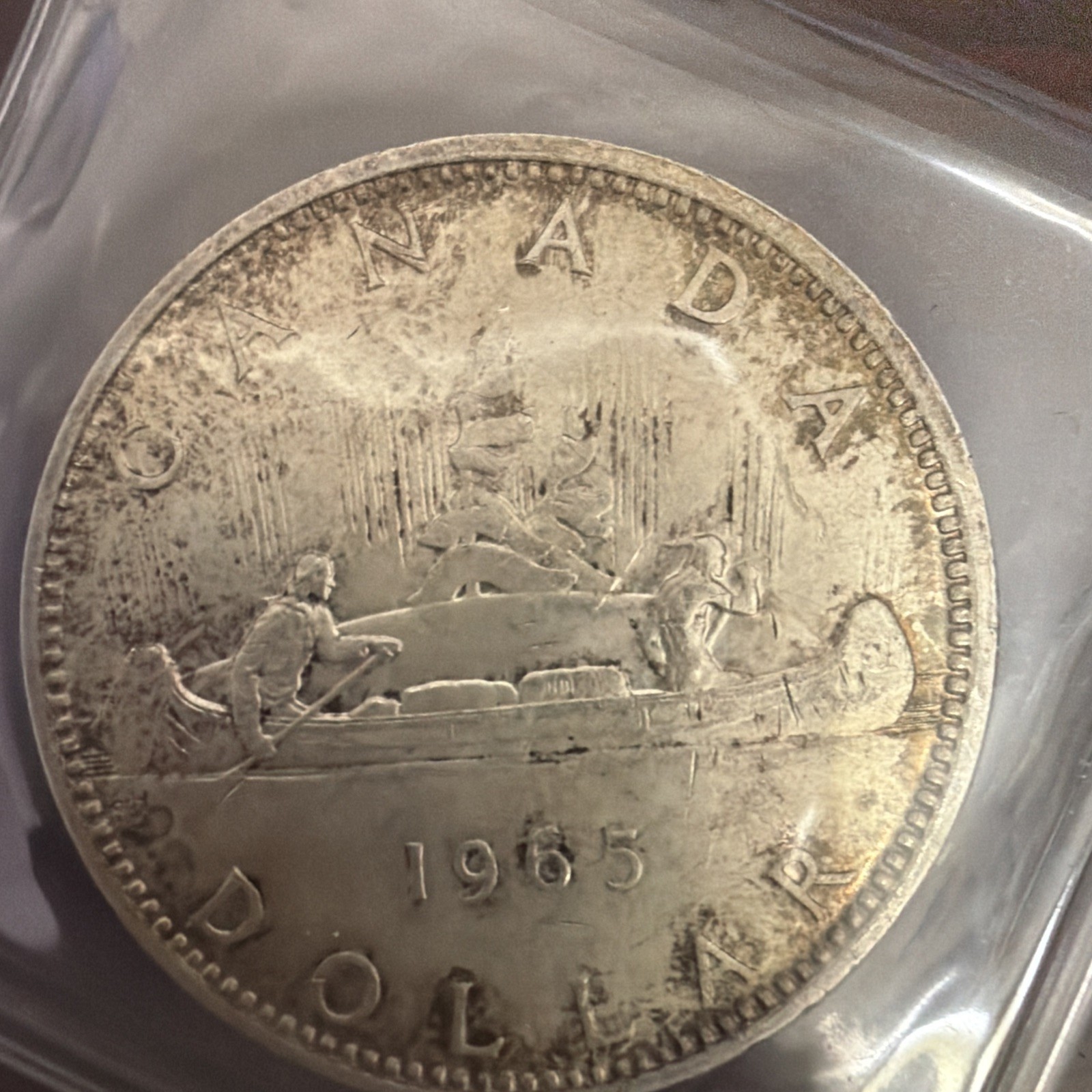 1965 Canadian Canada Silver Dollar UNC  (3341062/N154)
